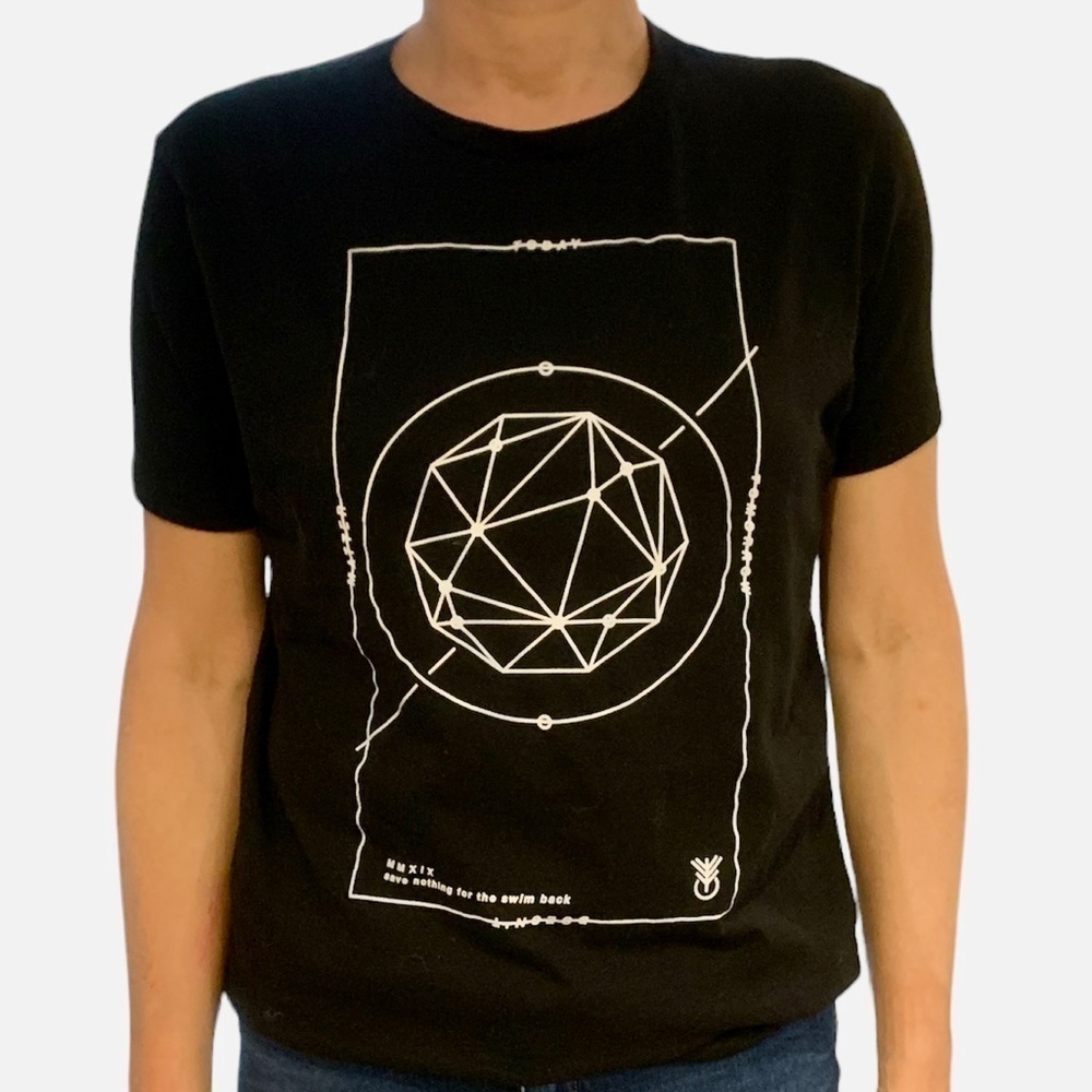 3/$15   Black and White Graphic Tee